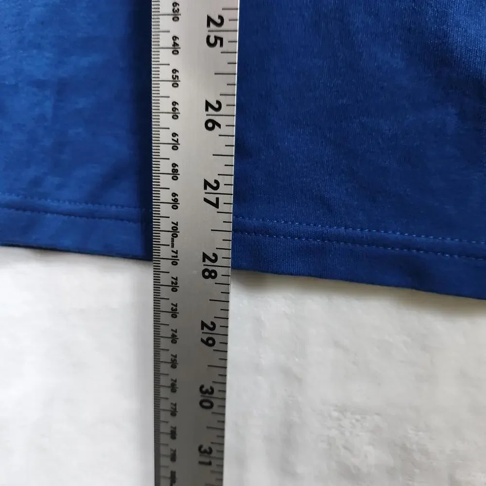 Calvin Klein Liquid Touch Men's Blue Polo Short Sleeve Size‎ 2XL